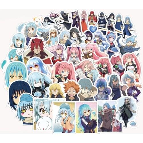 10/30/50Pcs That Time I Got Reincarnated As A Slime Stickers For Refrigerator Luggage Laptop Car Skateboard Album Motorcycle