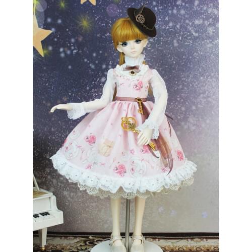 1/6 1/4 1/3 scale BJD clothes accessories Lolita Palace vintage dress for BJD/SD YOSD MSD SD13 doll accessories C0390