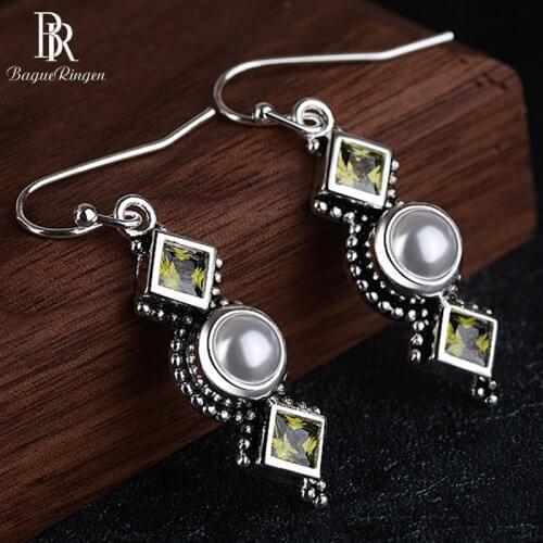 Серьги с жемчугом Bague Ringen China At AliExpress