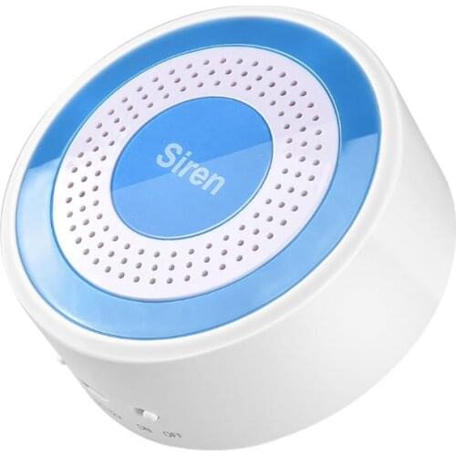 433mhz Wireless Sound and Light Siren 100dB Standalone Strobe Siren Home Security Sound GSM Alarm Panel System