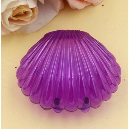 One Piece Lovely Shell Shape Jewelry Box Wedding Engagement Ring Box For Earrings Necklace Bracelet Display Gift Box Holder