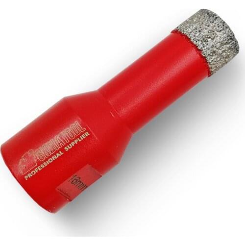 SHDIATOOL Diameter 16mm Vacuum brazed diamond drilling core bits 10MM Diamond height hole saw granite marble ceramic drill bit