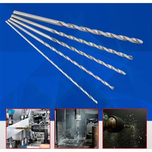 Long Drill HSS Steel Twist Drill Bits Long Straight Shank Metal Drilling Set Woodworking Electric Drills Repair Tools New