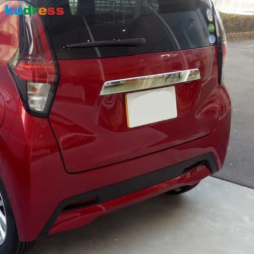 For Nissan Dayz B4 2019 2020 ABS Chrome Rear Trunk Lid Cover Trim Tailgate Decoration Strip Sticker Car Styling Accessories