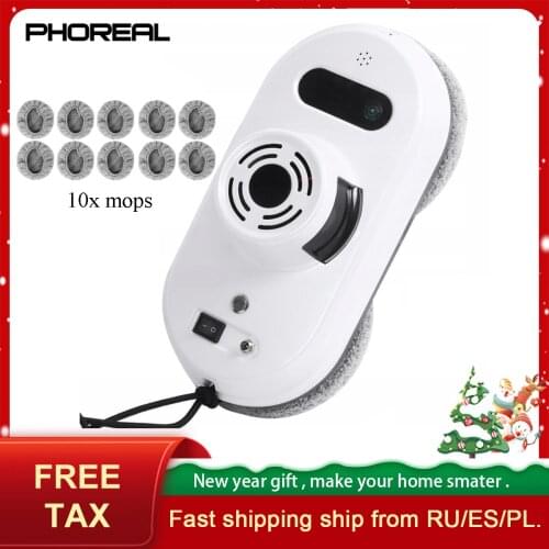 Phoreal Electric Window Washer Smart Home Window Cleaning Robot Vacuum Cleaner Smart Planned Car Glass Cleaner Wiper