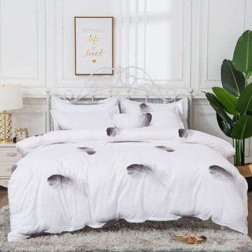 Floral Bedding Set Classic Modern Duvet Cover and Pillowcase Concise Style Bedding Set Textile Bed Set No Sheets