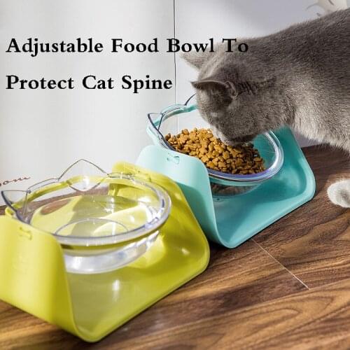 Adjustable Anti-Slip Dog Cat Food Water Bowls Good For Cats Dogs Feeders Pet Drinking Fountain Tool Dog Bowl Food Container