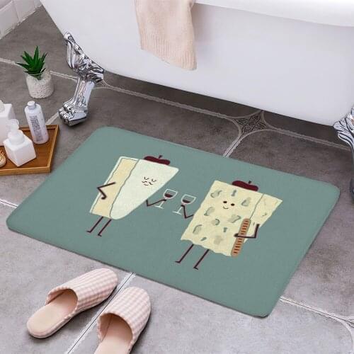 Frencheese 3D Print Doormats Rectangle Non-Slip DoorMat Bedroom Kitchen Entrance Print Door rugs Dropshipping