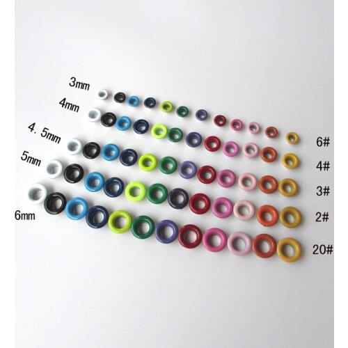 300pcs 5mm Eyelet Random Mixed 10 Color Metal eyelets for Scrapbooking DIY embelishment garment clothes+Eyelets Tool