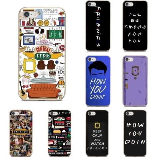 Soft Transparent Shell Covers Friends TV Central Perk Coffee For Motorola Moto C E4 E5 G5S G6 Plus G G2 X4 Z2 Z3 Play