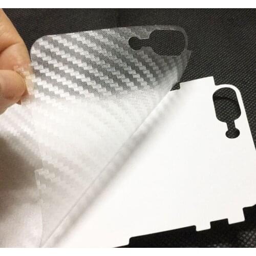 10pcs Stickers for iPhone 12 11 Pro 7 8 plus X XS Max XR Back Film Protector Anti-fingerprint Matte Carbon Fiber Decor Sticker