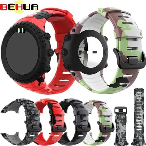 Outdoor sport Wrist band for Sunnto core silicone Replacement adjustment watchstrap with tool classic wristband strap Bracelet