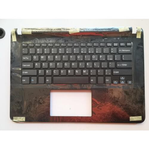 New for Sony SVF144 SVF1441V6CP SVF1441V6CW SVF144B1EU SVF144B1ET Palmrest us laptop keyboard no backlit and no touchpad