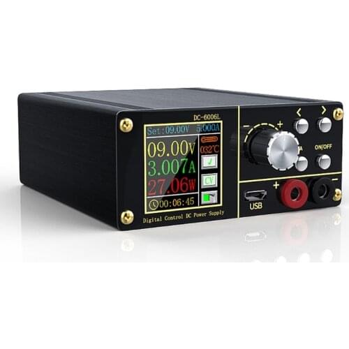 PD/DC/USB Digital Adjustable Programmable CC CV Power Supply Step-down Output 0-60V 0-350W PD80W with Computer Control