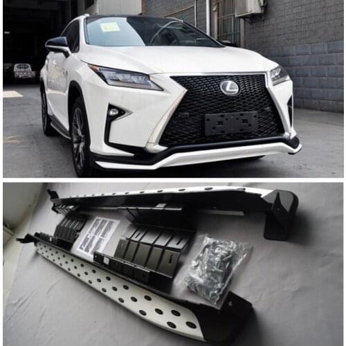 NEW High quality Aluminum alloy Running Boards Side Step Bar Pedals Fits For Lexus RX200T RX450 RX450h 2016-2019