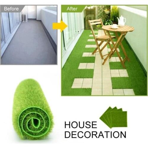 Synthetic Artificial Grass Mat Turf Lawn Garden Landscape Ornament Home Decor