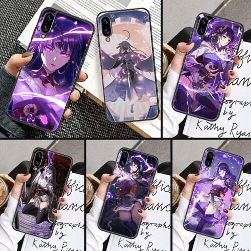 RAIDEN SHOGUN Genshin Impact Phone Case For Huawei Honor 6A 7A 7C 8A 8X 8 9 9X 10 10i 20 Lite Pro black fashion prime pretty