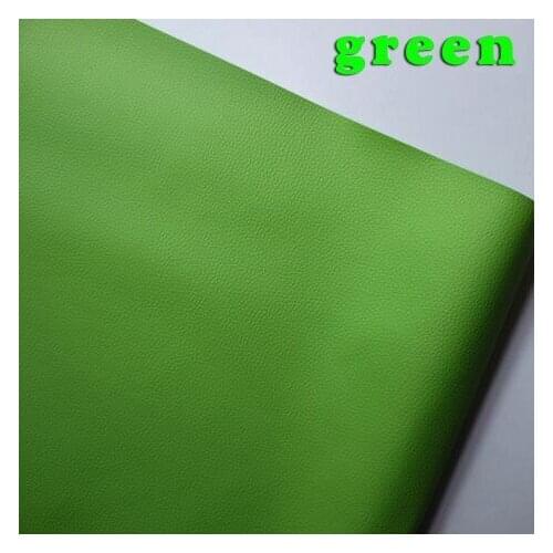 Green Small Lychee Pu Leather Faux Leather Fabric Pu Artificial leather Upholstery Leather Sold By The Yard Free Shipping