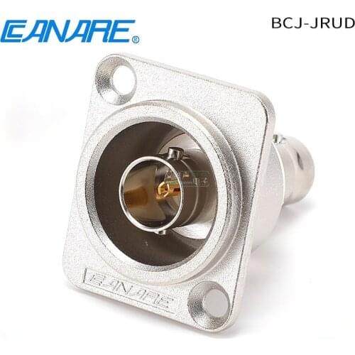 1Pcs CANARE 75 ohm BNC double pass Q9 panel mount socket type D 86 information box BCJ-JRUD