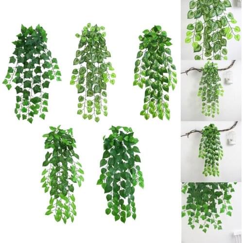 1pc Artificial Ivy Leaf Garland Plants Vine Hanging Wedding Home Garden Decor