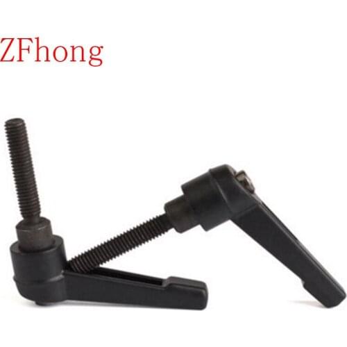 1PC M4 M5 M6 M8 M10 m12 Clamping Lever Machinery Adjustable Handle Locking External Male Thread Knob