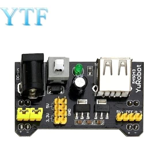 10pcs/lot MB102 Breadboard Power Supply Module 3.3V 5V Solderless Bread Board DIY