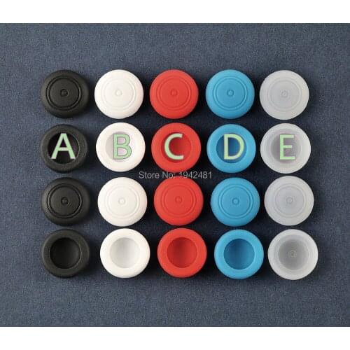 100PCS Silicone Thumb Analog Sticks Caps Grips for Switch NS NX Joy Con Controller Cover Game Accessories