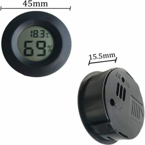 2In1 Thermometer Hygrometer Mini Digital Indoor Computer Room LCD Instrument Convenient Household Merchandises Dropshipping