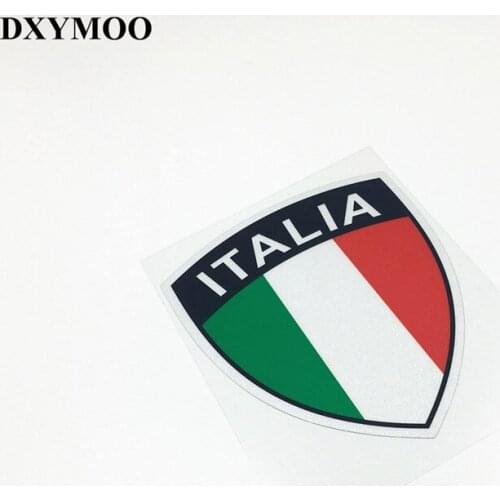 Car Stickers ITALIA National Flag Italy Motorcycle Decals Auto Exterior Accessory