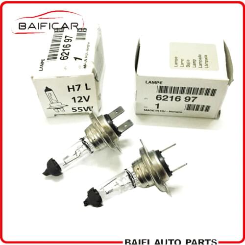 Baificar Brand New Genuine 1 PCS Headlight Bulbs 621697 12V 55W H7 LL 621697 For Peugeot 206 207 307 308