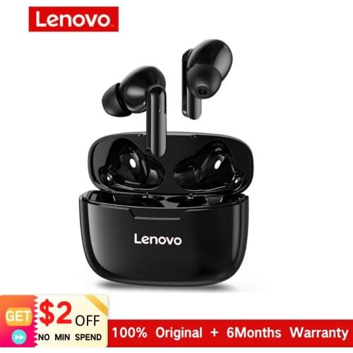 Lenovo XT90 Wireless Headphone TWS Bluetooth 5.0 Sports Headset Touch Button IPX5 Waterproof Earplugs with 300mAh Charging Box