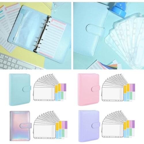 Notebook Binder Travel Journals Cash Envelope System for Kids Adults