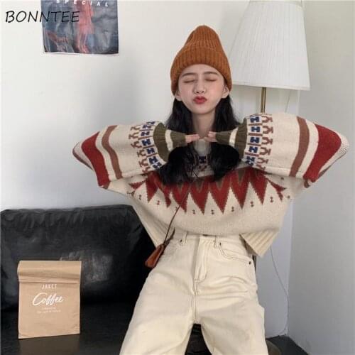 Женские пуловеры BONNTEE China At AliExpress