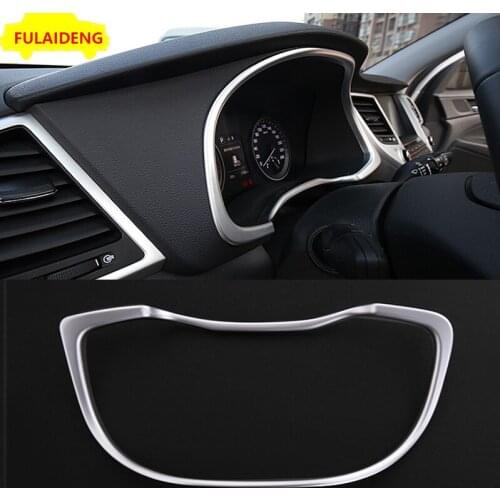 For Hyundai Tucson 2015-2018 ABS Interior Dashboard Decorative Frame Trim Car Styling Accessories