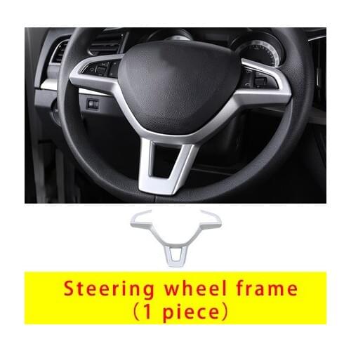 For Skoda KAMIQ ABS chrome silver Steering wheel frame 1pc