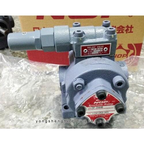 Electric lubrication trochoid pump gerotor circulation oil lubricator lubricating unit NOP TOP-206HB for circulating lubrication