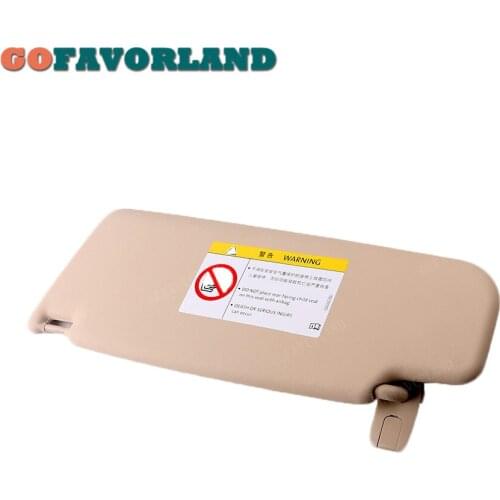 Right Side Beige Sun Visor 1KD857552A 1KD 857 552A 1KD 857 552 A For Volkswagen Passat B7 Passat CC Jetta MK5