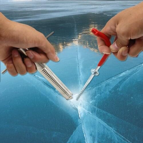 Multifunction Ice Fishing Auger Drill Winter Tent Pegs Fixed Nail Ice Fishing Rods Holder Screw Nail Ice Fishing Accessories