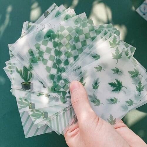 30 Sheets Salt Syesterm Fresh Air Sulfuric Acid Material Paper Set DIY Decorative Journal Planner Stationery School Supplies