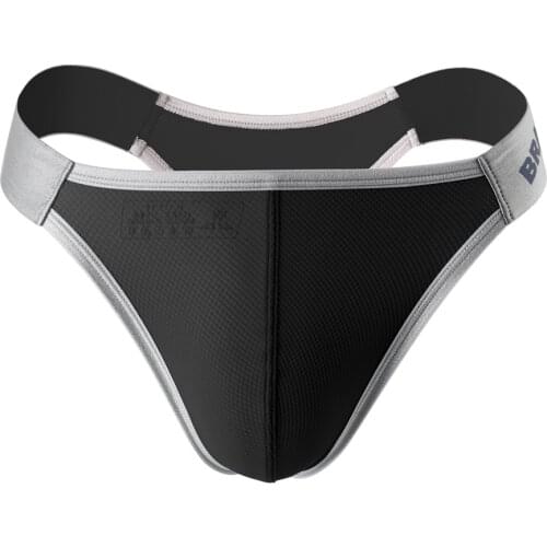 Genuine Brand BRAVE PERSON New Arrival Sexy Underwear Mens Briefs Men Thongs Fashion Briefs Bikini Man Panties 3 pcs/lot