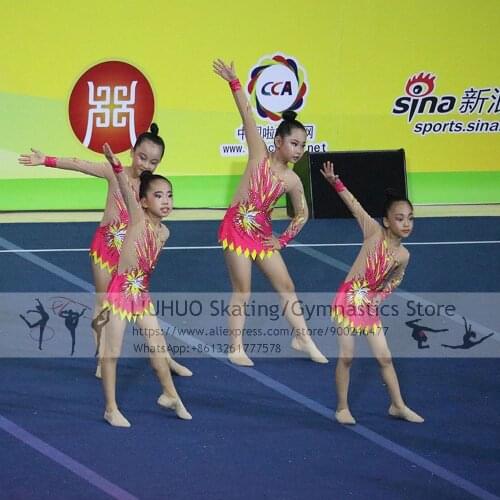 Figure Skating Dress Girls Cheerleading Uniforms Competition Women Kids LIUHUO Rhythmic Gymnastics Waltz Accessori Per skates