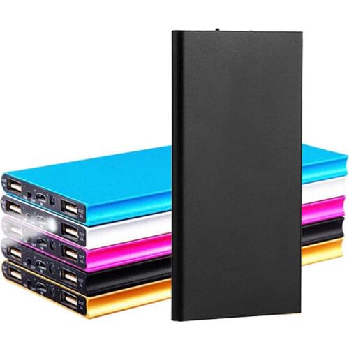 20000mAh Portable Power Bank Dual USB Powerbank External Battery Charger Pack for iPhone Xiaomi Huawei Mobile Phones Poverbank