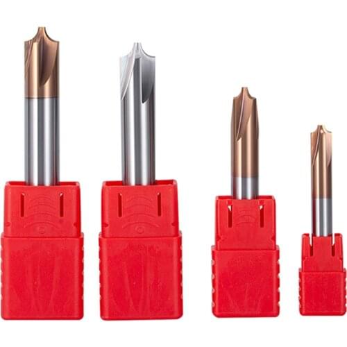 KaKarot HRC55 Radius Corner Rounding Cutter R0.5 R1 R1.5 R2 R3 R4 R5 Chamfering Outside Radii Router Bit CNC Tool End Mill