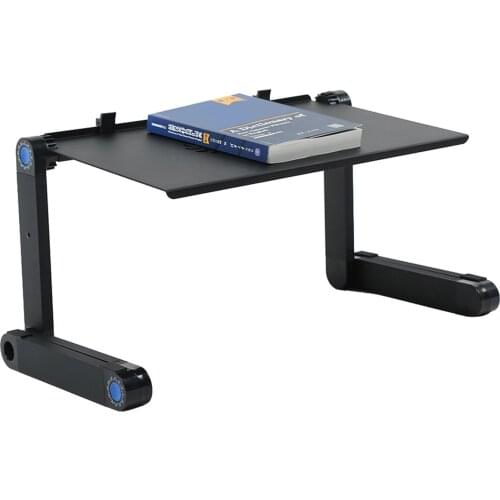 Aluminium Adjustable Laptop Stand Lightweight Portable Laptop Table Office Laptop Riser Standing Desk with 2 Cooling Fans