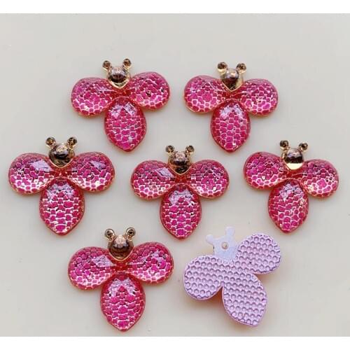 Korea simple style new fashion acrylic punk rock big bee drop earrings for women girl party jewelry insect bee earrings 21*22mm