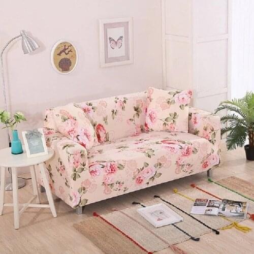 Modern Style Sofa Cover Spandex Elastic Polyester Print Living Room Couch Slipcover Chair Furniture Protector 1/2/3/4 Seater