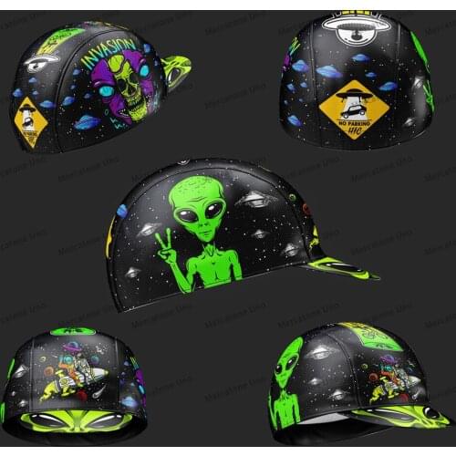 Alien invasion Cycling Caps Breathable Bicycle Hats Men&Women Summer Bike Cap Gorra Ciclismo