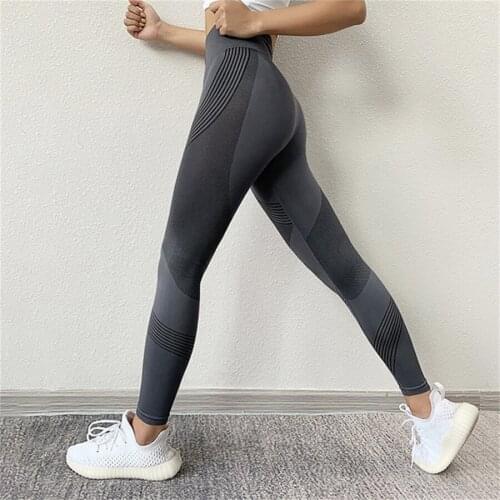 Women Leggings High Waist Peach Hips Gym Leggings Quick-drying Sports Stretch Fitness Pants