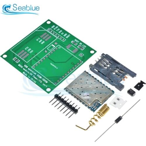 1Set DC 5V 1A M590E GSM GPRS Module DIY Kits M590 GSM GPRS 900m-1800m SMS CPU MCU Test
