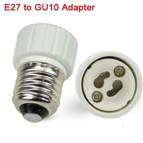 1pc Spot Light Lamp Bulb Adapter Converter LED E27 To GU10 Socket Holder
